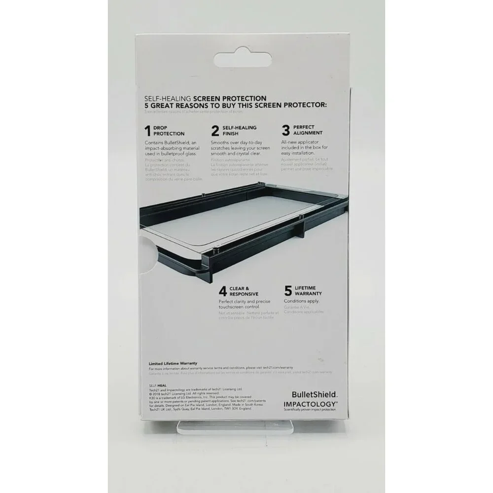 Tech21 Impact Shield Self Heal Screen Protector for LG K30 Clear